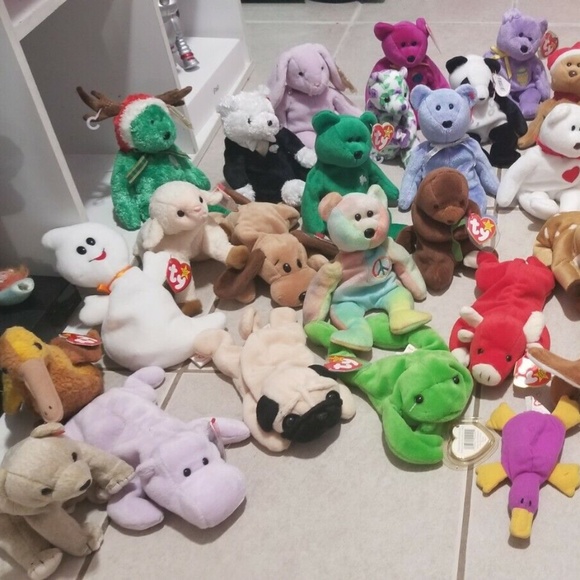 Lot of 43 TY Beanie Babies – Vintage 1990s Collection Rare Retired Plush Toys - Picture 11 of 14